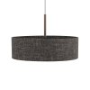Abażurowa lampa wisząca AMARELA L 11660 Nowodvorski lighting Czarny melanż salonowa pokojowa